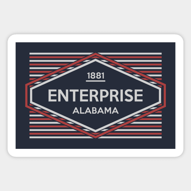 Enterprise Alabama Sticker by RAADesigns